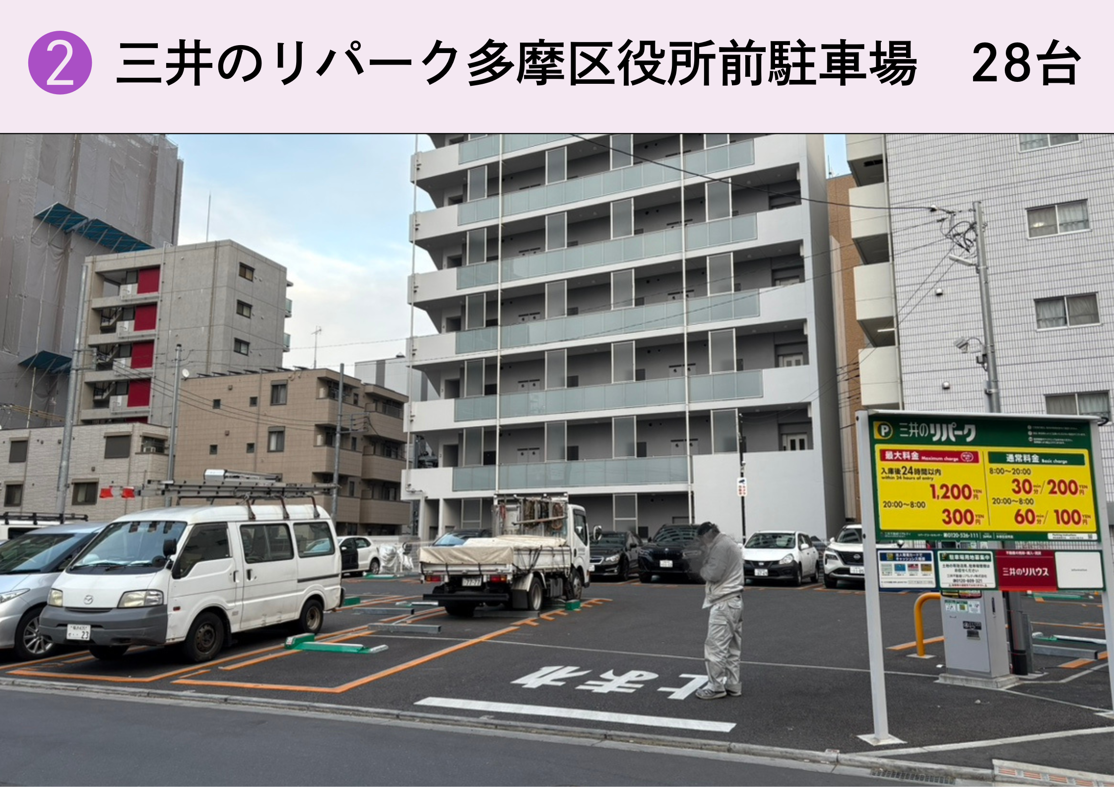 三井のリパーク多摩区役所前駐車場